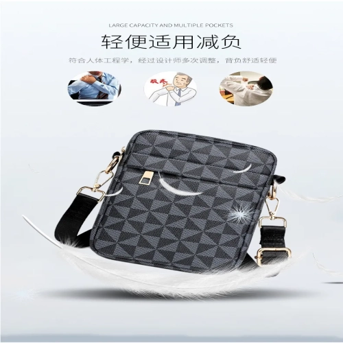 Luxury Bag Cross-border Trendy Men's Small Crossbody...