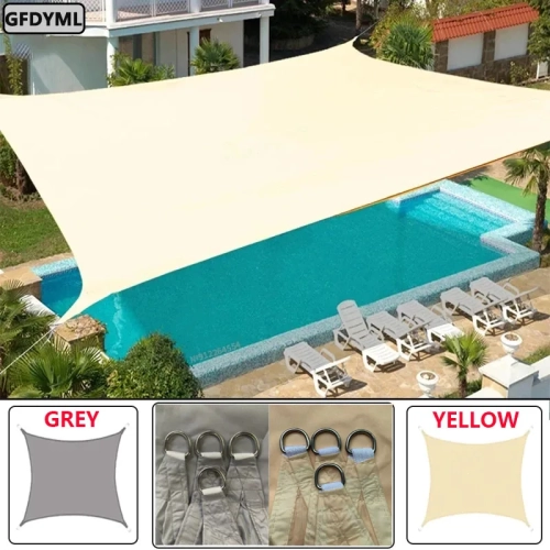 3x5m3x6m4x5m Waterproof Sunshade 300D Shade Protecti...