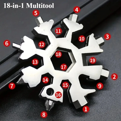 Snowflake Wrench 18 in 1 Multifunctional Hexagonal S...