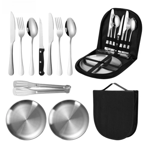 10/20Pcs Outdoor Camping Cutlery Organizer Utensil P...