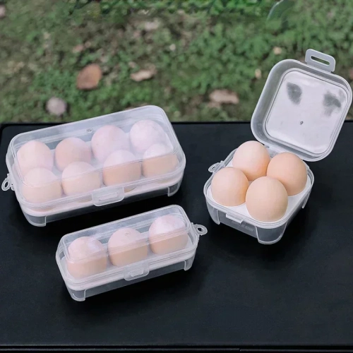 3/4/8 Grids Transparent Portable Egg Box Shockproof ...