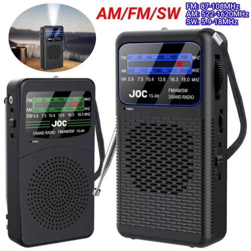 Portable Emergency Radio FM AM SW Radio Transistor w...