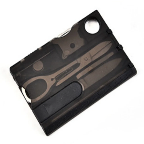 8-in-1 Outdoor Card Tool Multi-function Folding Knif...