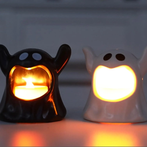 Halloween Decorative Cute Ghost Lamp for Kids Hallow...
