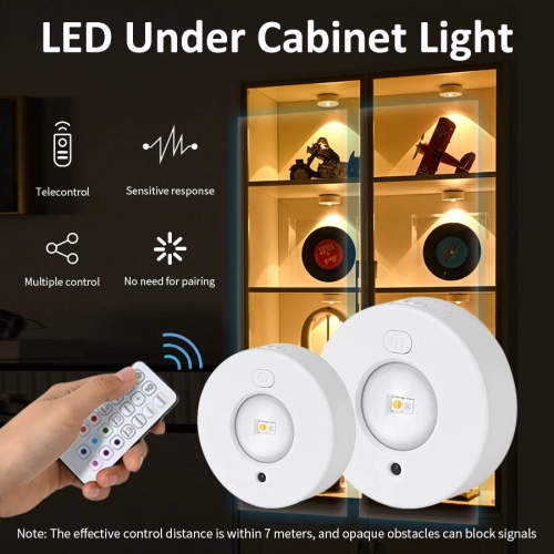 LED Under Cabinet Spotlight, RGB Decorative Light, R...