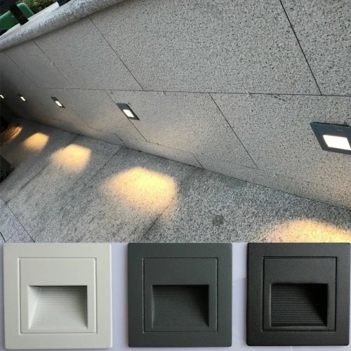 LED Wall Lamp 5W Waterproof LED Stair Step Light Rec...