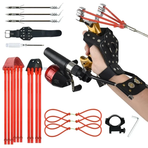 Powerful Fishing Slingsshot with Wrist Rest Outdoor ...