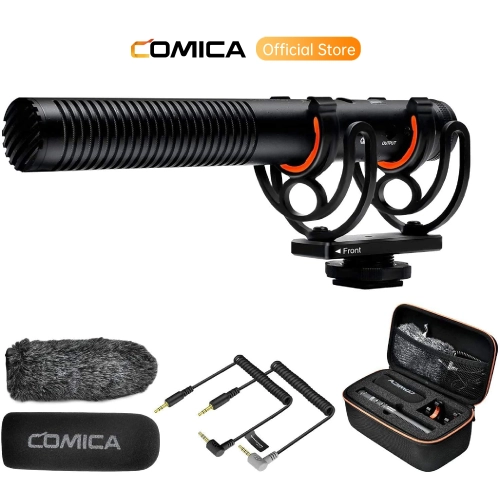 COMICA VM20 Shotgun Microphone, Professional Super C...