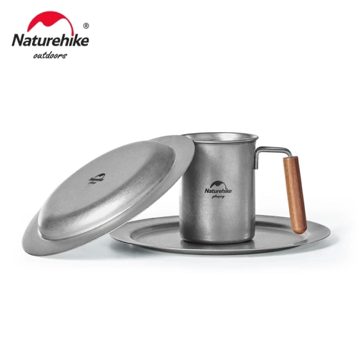Naturehike Outdoor Tableware Stainless Steel Plate B...