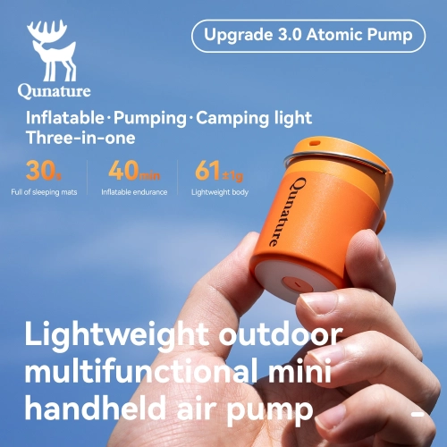 Qunature Air Pump Inflatable Lightweight Pumping Cam...