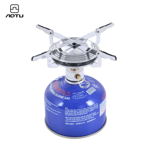 Alloy Camping Gas Stove Split Gas Burner With Blue B...