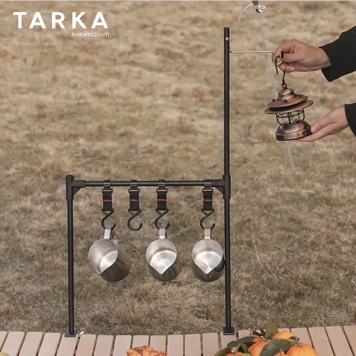 TARKA Camping Lantern Stand Hanging Rack, Tabletop D...