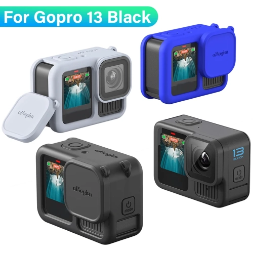 For GoPro 13 Black Silicone Protector Case Rubber Le...