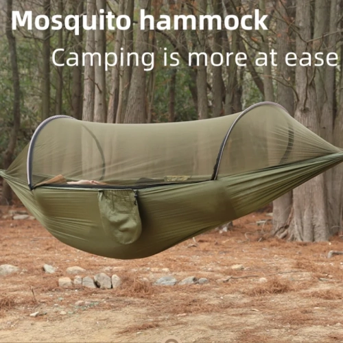 Outdoor camping hammock and mosquito-proof hammock, ...