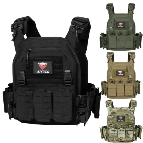 Tactical Plate Carrier Quick Release Fast Adjust Cum...