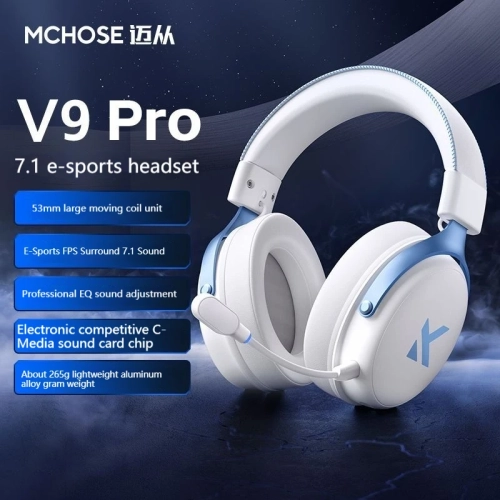 MCHOSE V9 Pro E-Sports Headphone Tri-Mode Game Bluet...