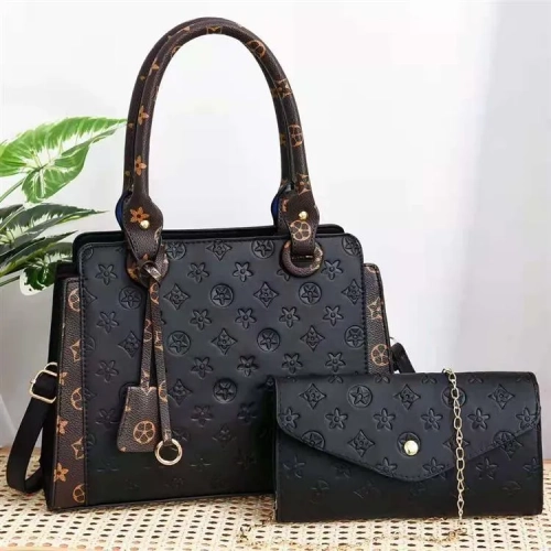 Female bag embossed color bump mother bag single sho...