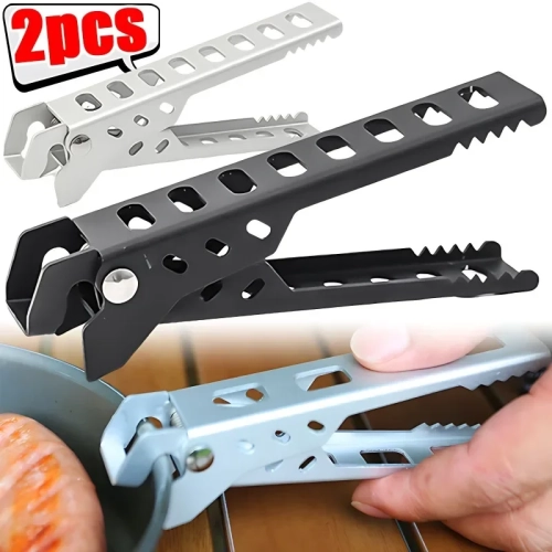 Camping Hiking Anti-scald Pan Clamp Pan Bowl Gripper...