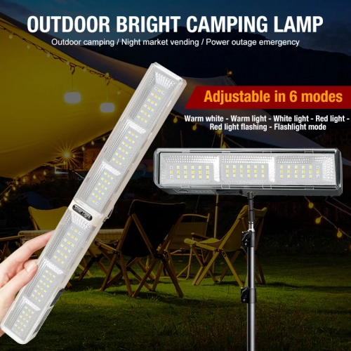 LED Camping Multi-Function Lamp Solar Charging Exten...