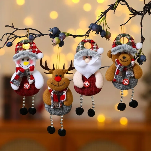 4pcs Christmas Tree Decorations Hanging Christmas Or...