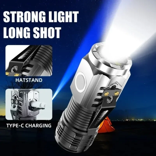 Three-Eyed Monster Mini Flash Super Power Flashlight...