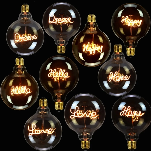TIANFAN Led Bulbs Vintage Light Bulb Big Globe Alpha...