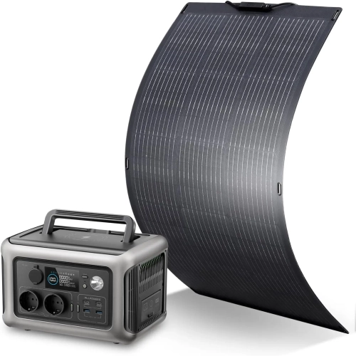ALLPOWERS R600 Powerstation With Solarpanel 100W , L...