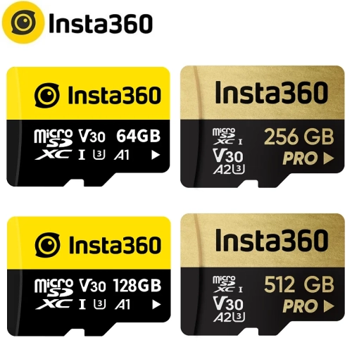 Insta360 MicroSD Card For Insta 360 X4 X3 ONE X2 RS ...