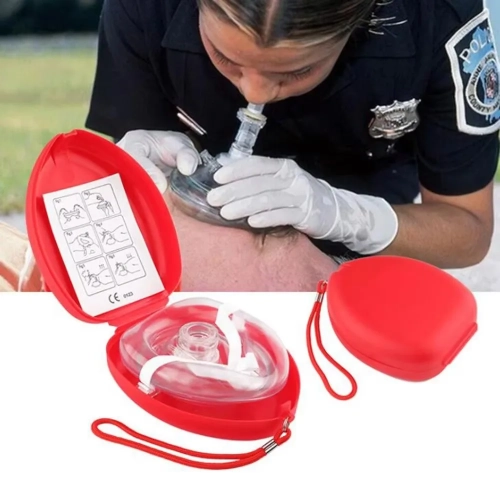 2025 New Emergency First Aid Mask Rescue CPR Face Ma...