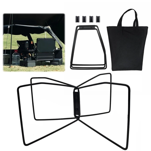 1/2PCS Outdoor Camping Folding Cooler Box Stand Mult...