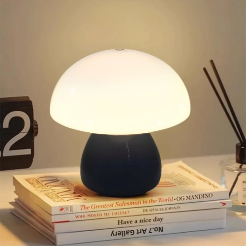 Mushroom Led Table Lamp Charging Touch Desk Coffee B...