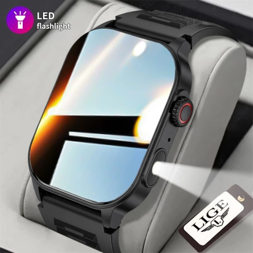 LIGE Smart Watch Men Sports Health Monitor Bluetooth...