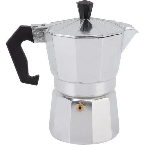 Aluminum Coffee Kettle Household Italian Octagonal M...