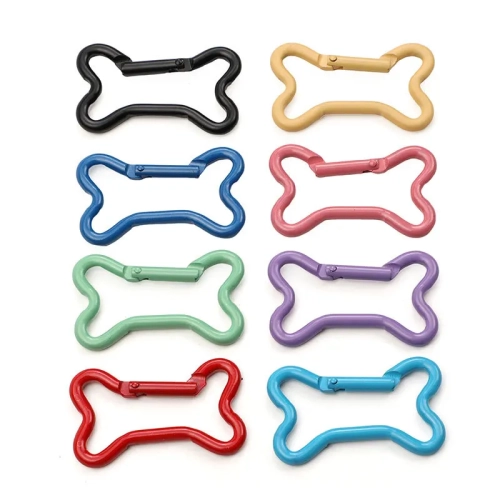 5PCS Bone Shape Carabiner Outdoor Climbing Camping B...