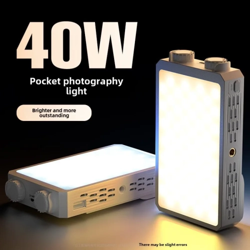 Portable LED video light 40W mini small portable fil...