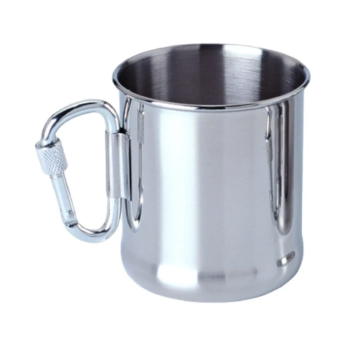 250ml / 500ml Stainless Steel Camping Mug Outdoor Ba...