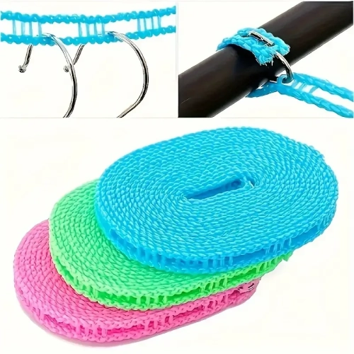 Portable Clothesline Upgraded Thickened Anti-slip Wi...