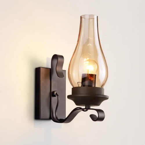 Retro Industrial Iron Wall Lamp Vintage kerosene Wal...