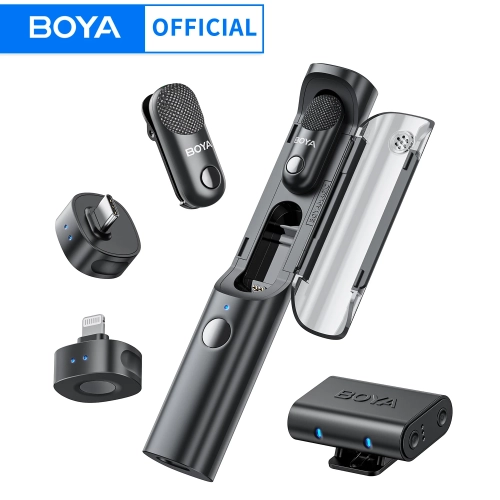 BOYA BOYA Magic Wireless Lavalier Microphone 4 Forms...