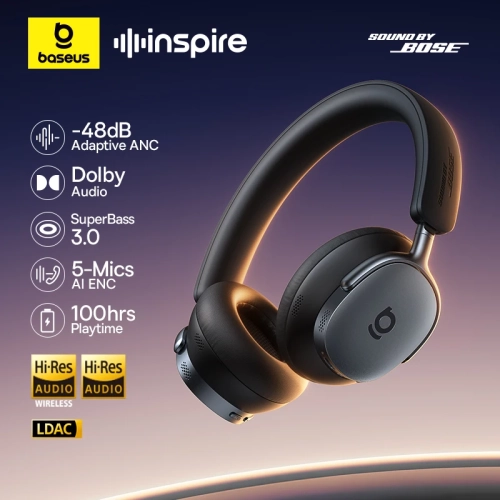 Baseus Inspire XH1 Sound by Bose ANC Wireless Headph...