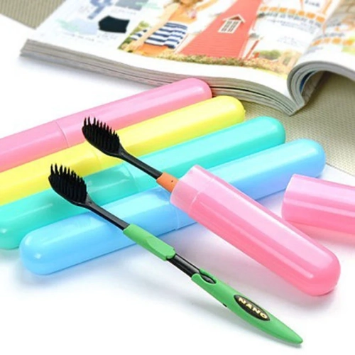 Portable Travel Hiking Camping Toothbrush Protect Ho...