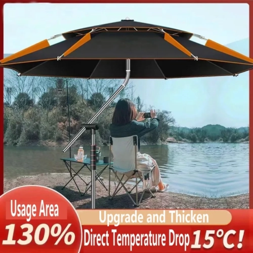 Fishing Umbrella Outdoor Sunshade Protector Thickene...