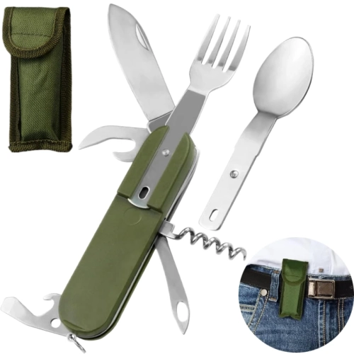 7 in 1 Multifunctional Outdoor Tableware Stainless S...