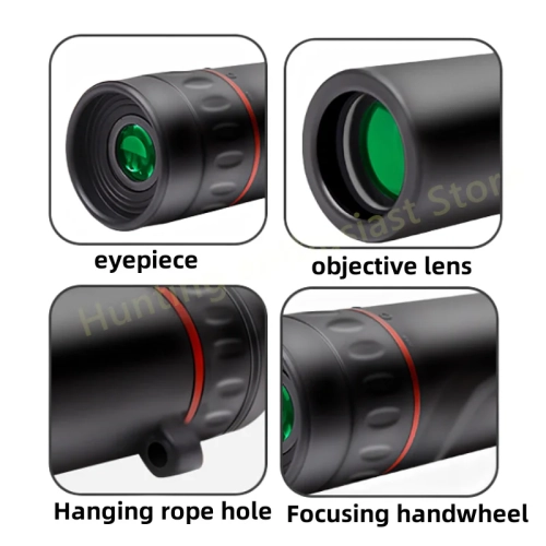 High-definition optical focusing telescope portable ...