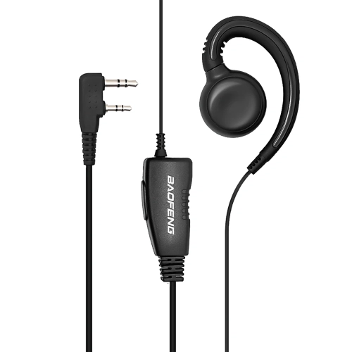 Baofeng Walkie Talkie Headset Mic K-Plug Wired Two W...