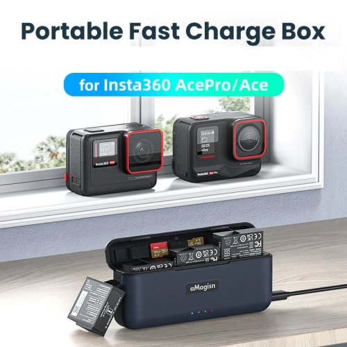 For Insta 360 Ace/Ace Pro/Ace Pro 2 Fast Battery Cha...