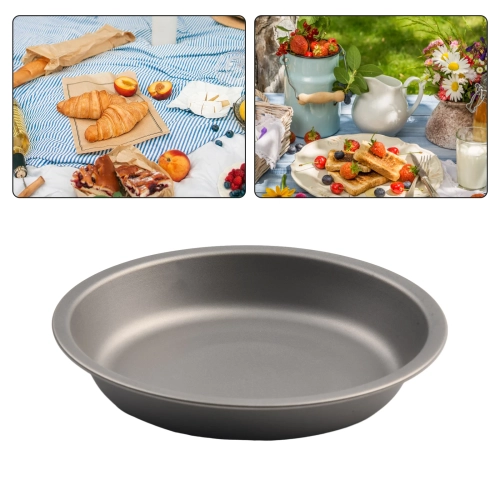 1pc Camping Hiking Bowl Dish Plate 5.5*1.0" Tit...