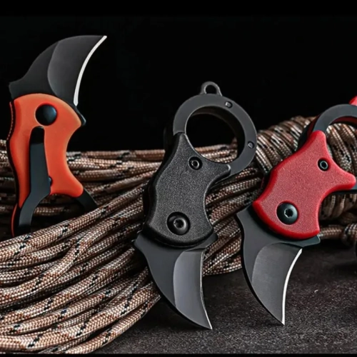 Outdoor EDC Mini Pocket Knife Portable Keychain Knif...