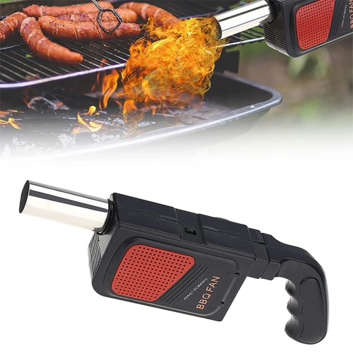 LMETJMA BBQ Air Blower Portable Handheld Electric BB...