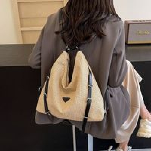 Ladies Beach Bag Straw Summer Bags Women, Large Wove...